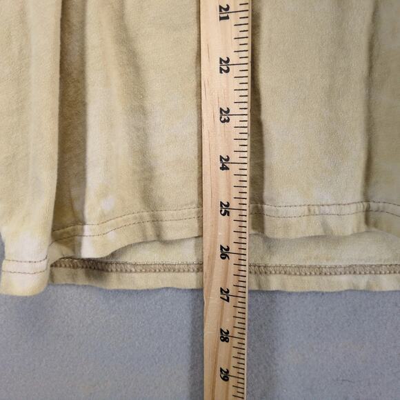 Volcom Skater Graphic T-Shirt Men's L Livin' Till Death Beige Streetwear Grunge - Picture 7 of 10